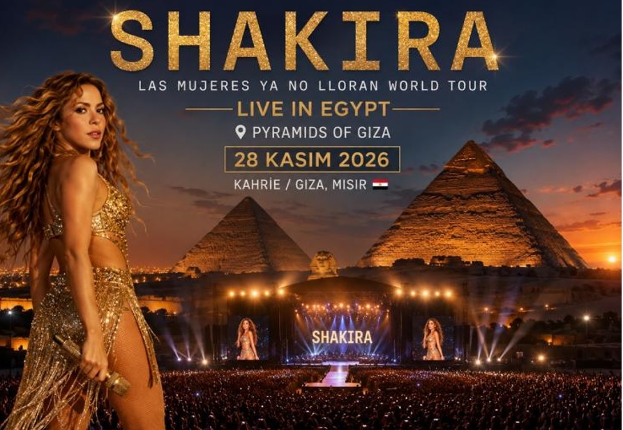 Prime Kahire Turu - Shakira Konser Bileti Dahil! 